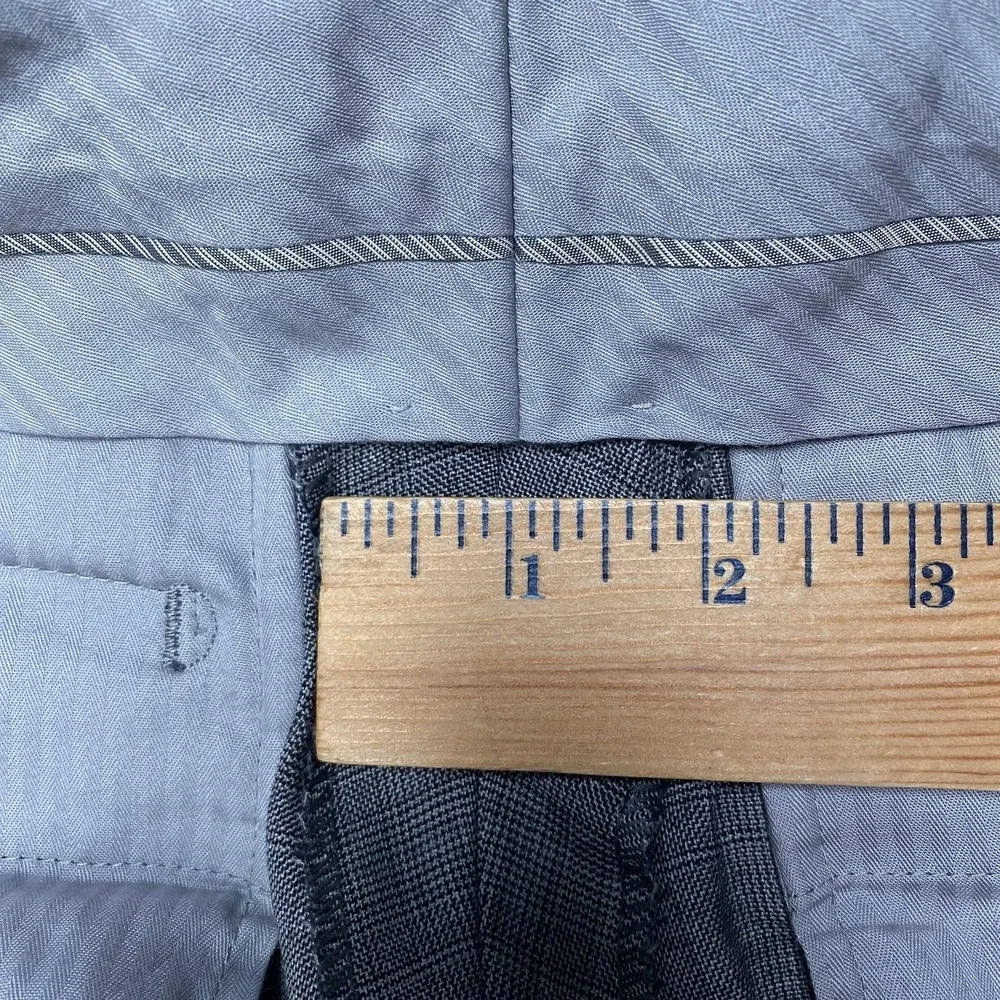 Banana Republic Suit 2 Piece 42R (33x33.5) 2B2V Slim Light Gray Crosshatch Plaid